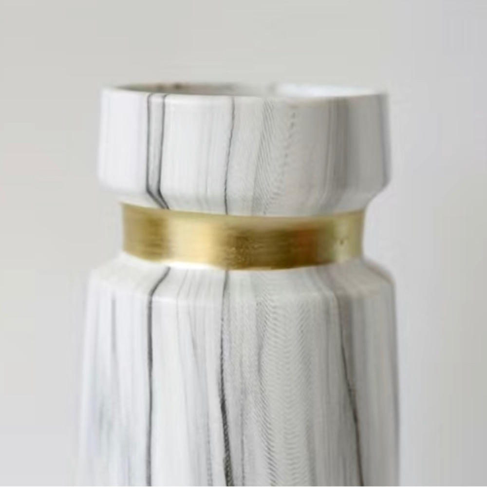 Marble Texture Ceramic Vase - Decor - Picture 7 of 10